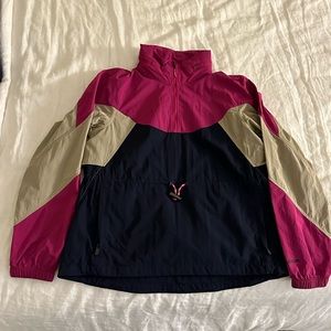 Lululemon Evergreen Anorak - Navy and Pink